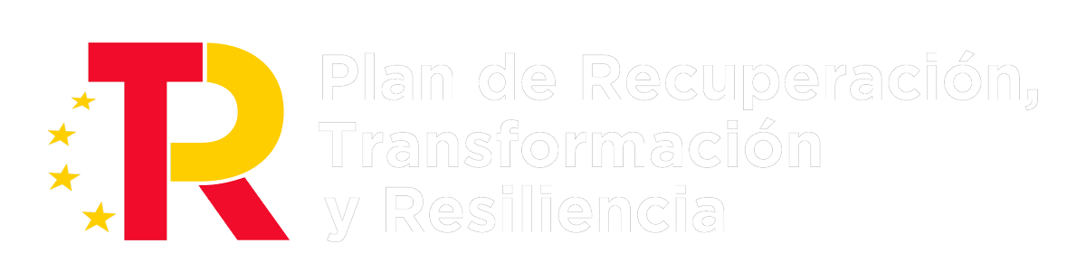 Logotip Plan de Recuperación, Transformación y Resiliencia